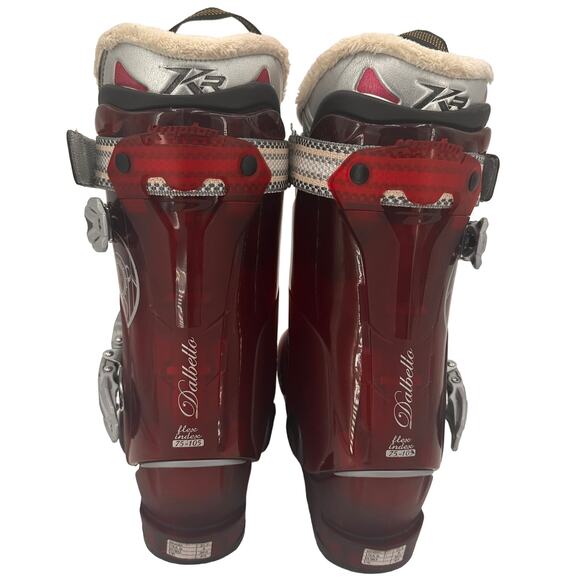 Dalbello True Fit Performer Storm Krypton Red Ski Boots Size 235 / 6 / 23.5 - Picture 2 of 13